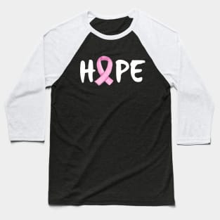 'Hope' Cancer Ribbon Awareness Shirt Baseball T-Shirt